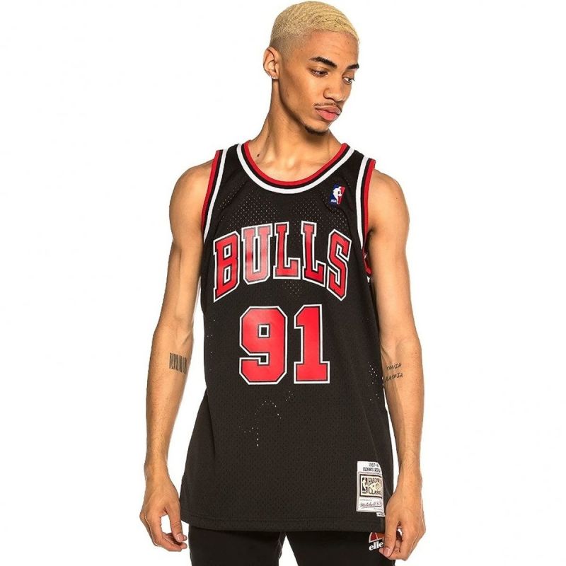 Mitchell & Ness Chicago Bulls NBA Swingman Alternate Jersey Bulls 97 Dennis Rodman SMJYGS18152-CBUBLCK97DRD - Sportmania.hu
