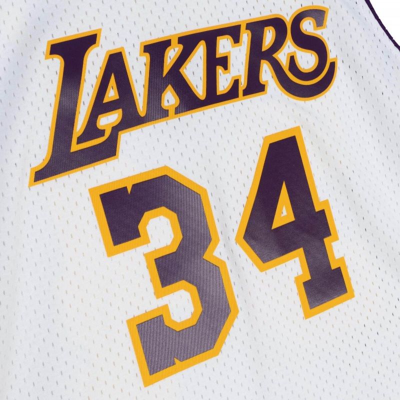 Mitchell & Ness Los Angeles Lakers NBA Shaquille O&#39;Neal T-shirt M SMJY4442-LAL02SONWHIT - Sportmania.hu