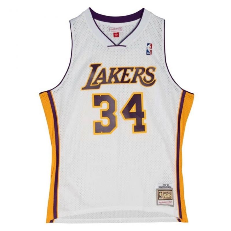 Mitchell & Ness Los Angeles Lakers NBA Shaquille O&#39;Neal T-shirt M SMJY4442-LAL02SONWHIT - Sportmania.hu