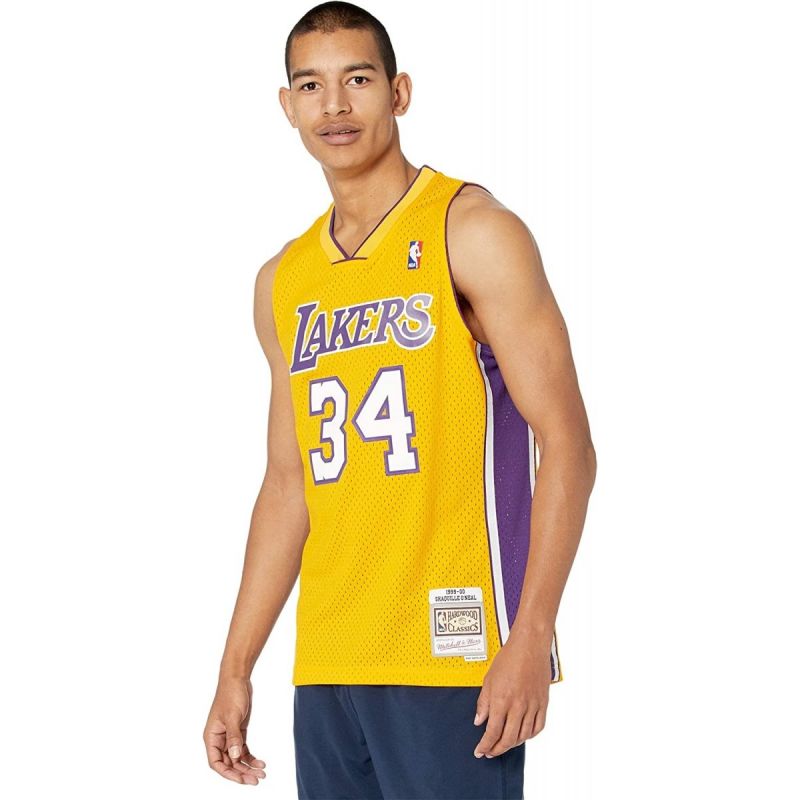 Mitchell & Ness Los Angeles Lakers NBA Swingman Home Jersey Lakers 99 Shaquille O`Neal SMJYGS18179-LALLTGD99SON - Sportmania.hu