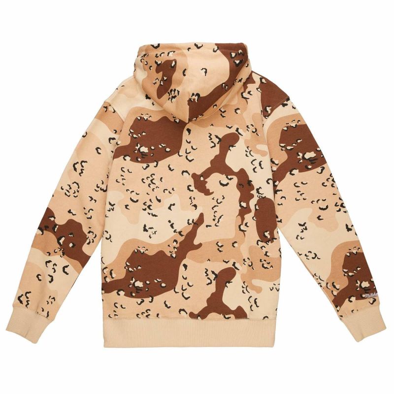 Mitchell & Ness NBA Chicago Bulls Camo Reflective Hoodie férfi kapucnis pulóver FPHD1114-CBUYYPPPCAMO