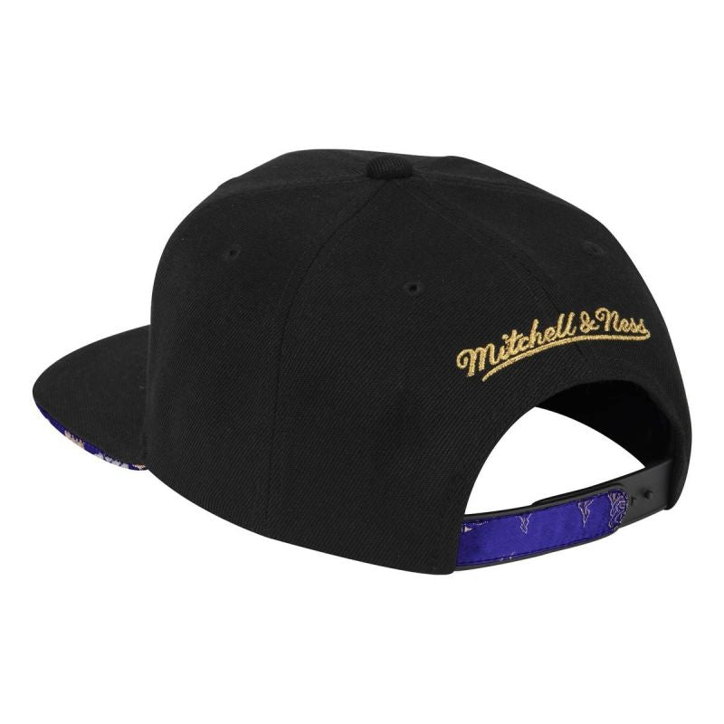 Mitchell & Ness NBA Los Angeles Lakers Baseball Cap uniwersalny baseball sapka 6HSSMM20057-LALBLCK