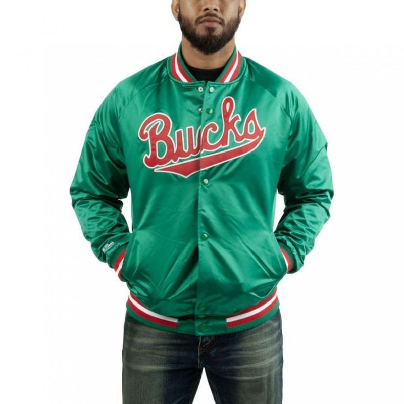 Mitchell & Ness NBA Milwaukee Bucks Lightweight Jacket M STJKMG18013-MBUDKGN - Sportmania.hu