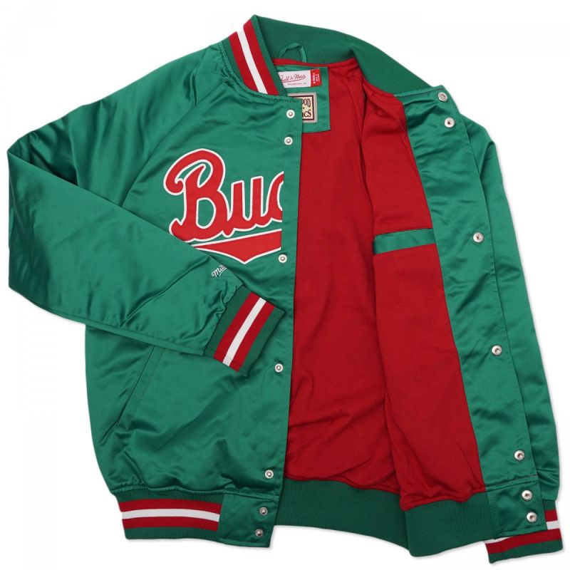 Mitchell & Ness NBA Milwaukee Bucks Lightweight Jacket M STJKMG18013-MBUDKGN - Sportmania.hu