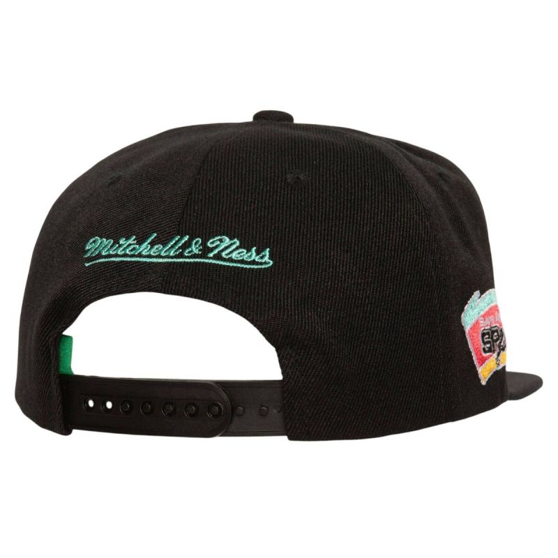 Mitchell & Ness Nba San Antonio Spurs Triple Play Snapback Cap Hs8578-sasblck - Sportmania.hu