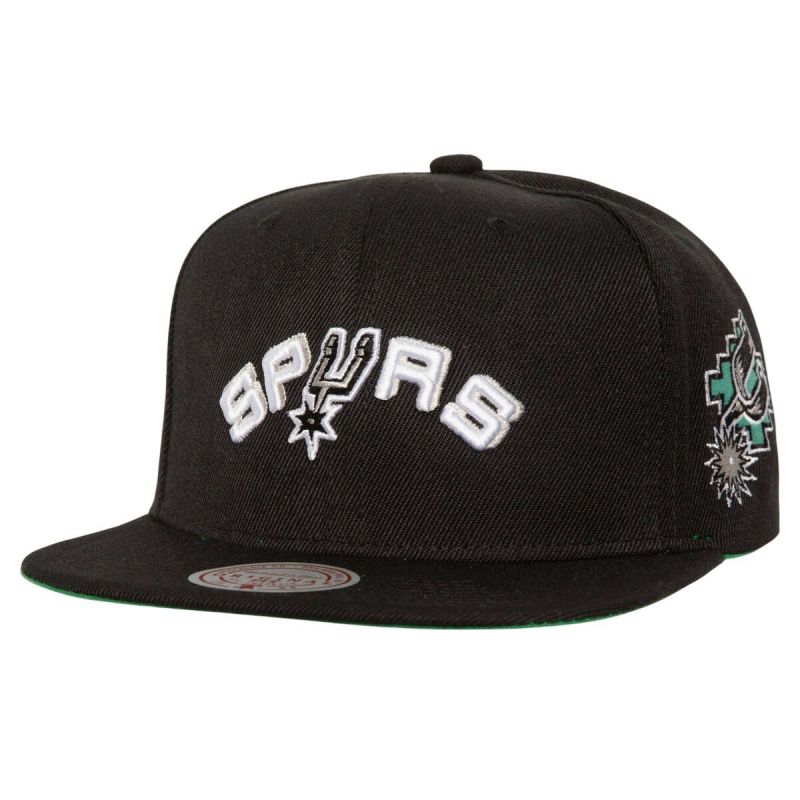Mitchell & Ness Nba San Antonio Spurs Triple Play Snapback Cap Hs8578-sasblck - Sportmania.hu