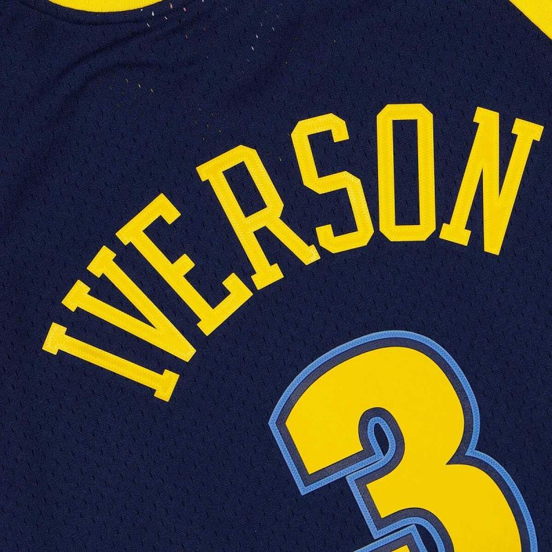 Mitchell & Ness NBA Swingman Denver Nuggets Allen Iverson T-shirt SMJY4205-DNU06AIVASBL - Sportmania.hu