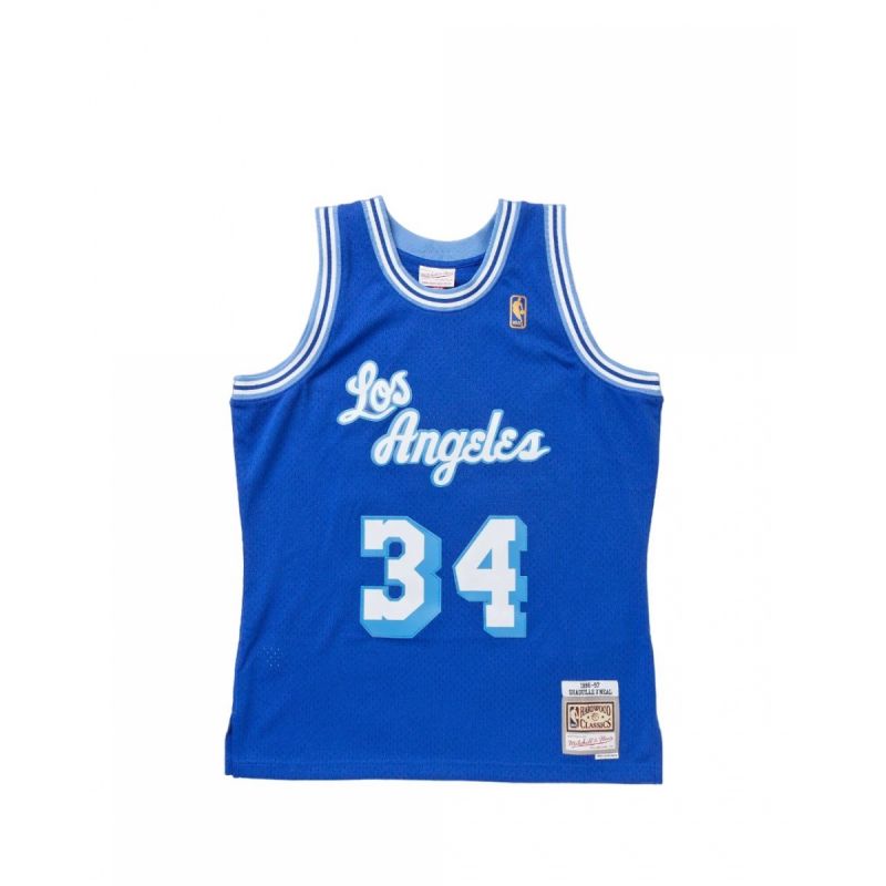 Mitchell & Ness NBA Swingman Los Angeles Lakers Shaquille O&#39;Neal M T-shirt SMJYAC18013-LALROYA96SON - Sportmania.hu