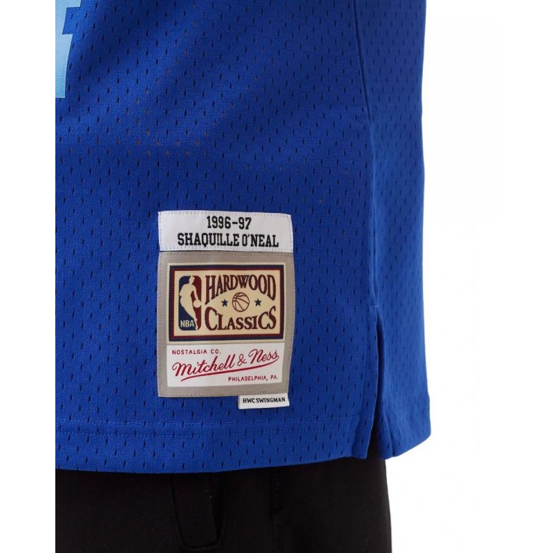 Mitchell & Ness NBA Swingman Los Angeles Lakers Shaquille O&#39;Neal M T-shirt SMJYAC18013-LALROYA96SON - Sportmania.hu