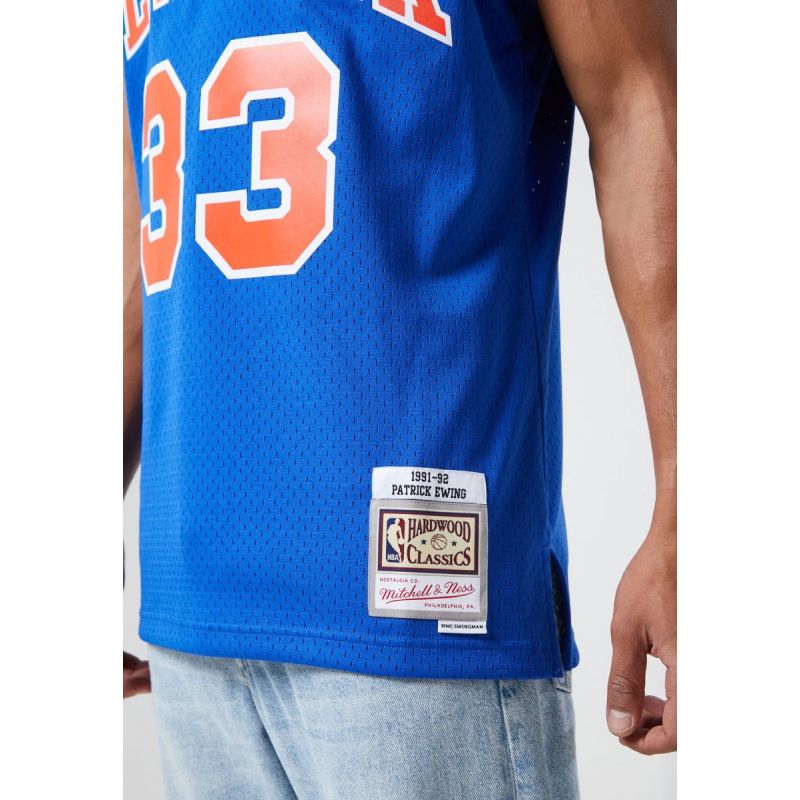 Mitchell & Ness NBA Swingman New York Knicks Patric Ewing T-Shirt SMJYGS18186-NYKROYA91PEW - Sportmania.hu