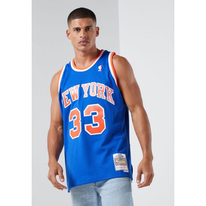 Mitchell & Ness NBA Swingman New York Knicks Patric Ewing T-Shirt SMJYGS18186-NYKROYA91PEW - Sportmania.hu