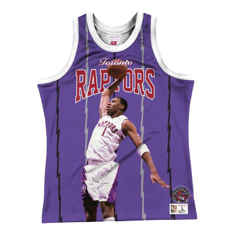 Mitchell & Ness NBA Toronto Raptors Tracy Mcgrady Tank Top 5xl férfi atléta MSTKSC19048-TRARTPRTMC