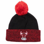Mitchell & Ness NBA Two Tone Beanie HWC Chicago Bulls uniwersalny kötött sapka HPCK1052-CBUYYPPPBLCK