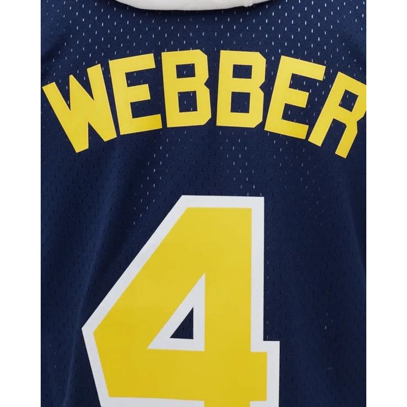 Mitchell & Ness NCAA Swingman Road Jersey Michigan1991 Chris Webber SMJY4437-UMI91CWEASBL - Sportmania.hu