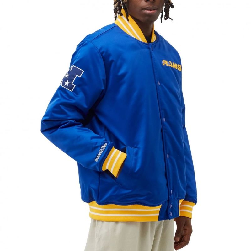 Mitchell & Ness NFL Heavyweight Satin Jacket Los Angeles Rams M OJBF3413-LARYYPPPROYA - Sportmania.hu