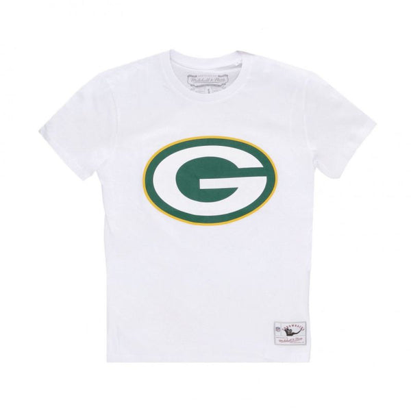 Mitchell & Ness NFL Team Logo Tee Green Bay Pacers M BMTRINTL1053-GBPWHIT - Sportmania.hu
