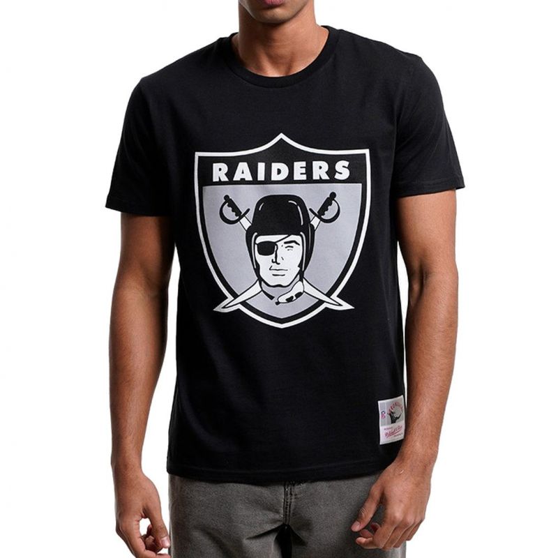 Mitchell & Ness NFL Team Logo Tee Oakland Raiders M BMTRINTL1053-ORABLCKT - Sportmania.hu