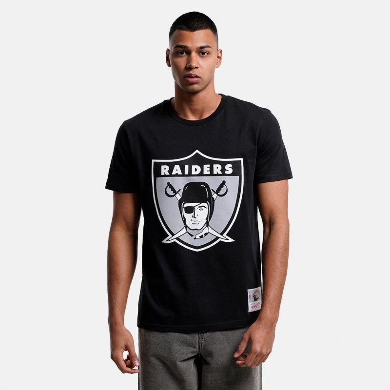 Mitchell & Ness NFL Team Logo Tee Oakland Raiders M BMTRINTL1053-ORABLCKT - Sportmania.hu