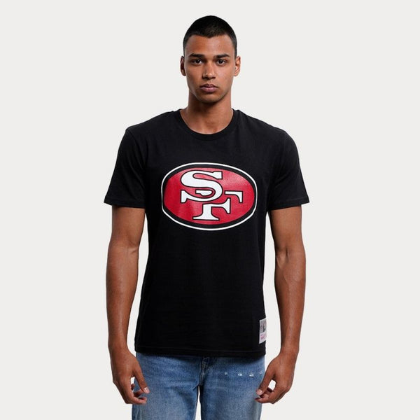 Mitchell & Ness NFL Team Logo Tee San Francisco M 49ERSS BMTRINTL1053-SF4BLCK - Sportmania.hu