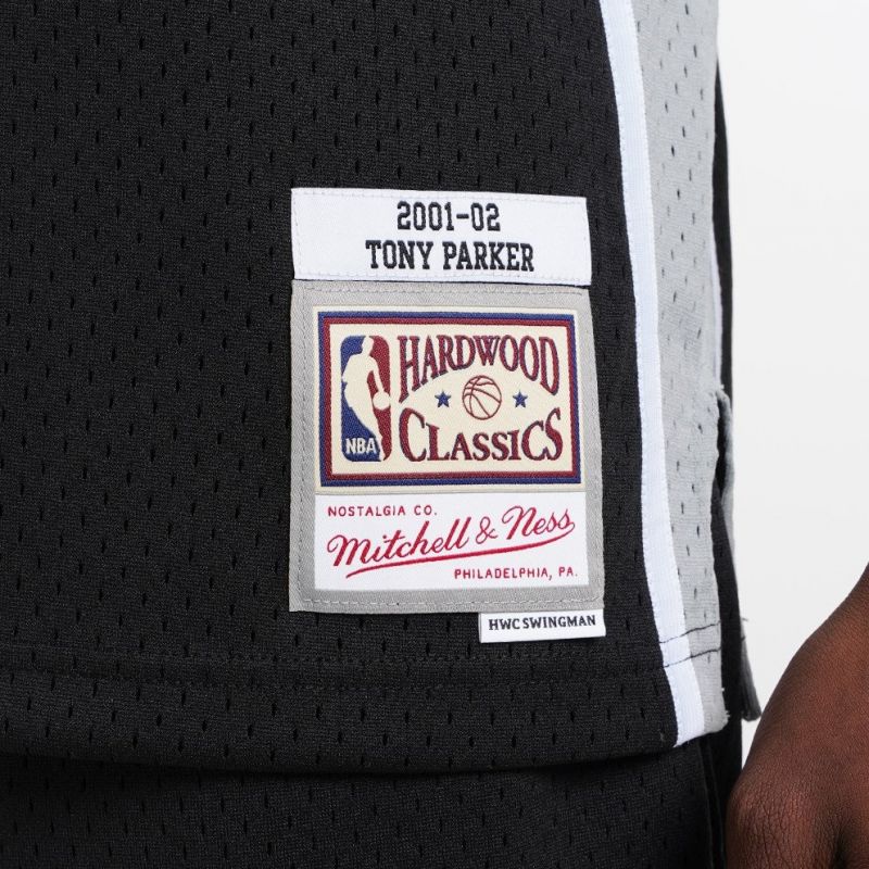 Mitchell & Ness San Antonio Spurs NBA Swingman Jersey Spurs 2001 Tony Parker M SMJYLG19018-SASBLCK01TPA - Sportmania.hu