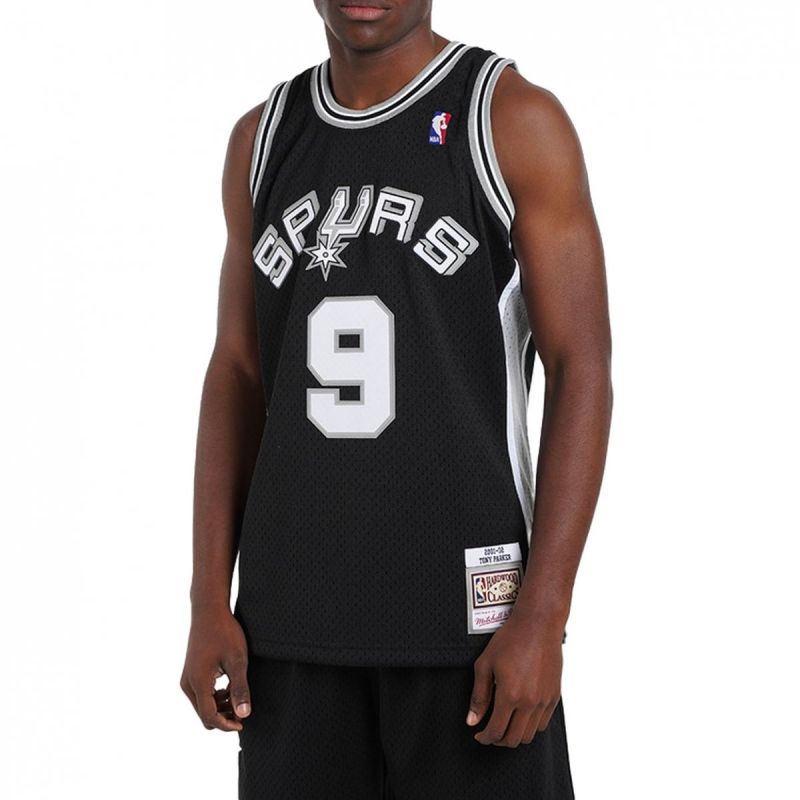 Mitchell & Ness San Antonio Spurs NBA Swingman Jersey Spurs 2001 Tony Parker M SMJYLG19018-SASBLCK01TPA - Sportmania.hu