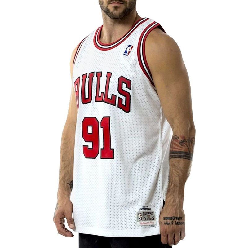 Mitchell &amp; Ness Chicago Bulls Nba Swingman Jersey Bulls 97-98 Dennis Rodman M Smjyac18079-cbuwhit97drdn - Sportmania.hu