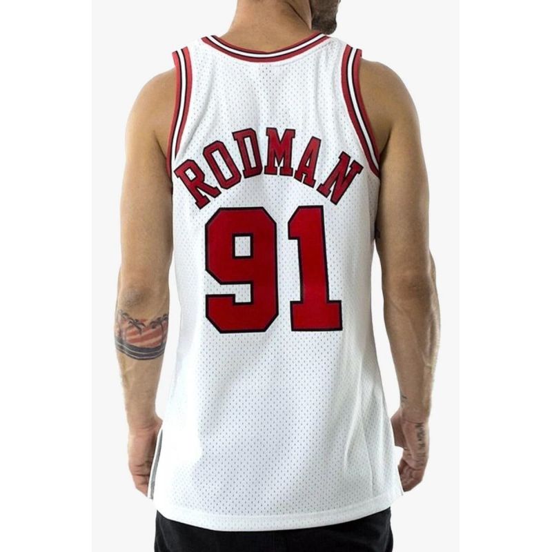 Mitchell &amp; Ness Chicago Bulls Nba Swingman Jersey Bulls 97-98 Dennis Rodman M Smjyac18079-cbuwhit97drdn - Sportmania.hu