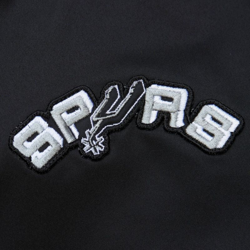 Mitchell &amp; Ness Lightweight Satin Bomber San Antonio Spurs M Jacket Sjkt6599-sasyypppblck - Sportmania.hu