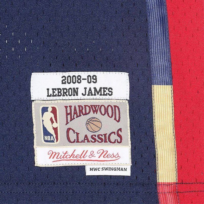 Mitchell &amp;Ness Cleveland Cavaliers NBA Swingman Jersey Lebron James M SMJYGS18156-CCANAVY08LJA - Sportmania.hu