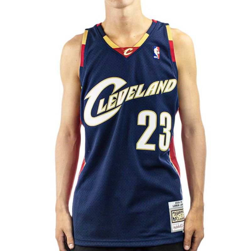 Mitchell &amp;Ness Cleveland Cavaliers NBA Swingman Jersey Lebron James M SMJYGS18156-CCANAVY08LJA - Sportmania.hu