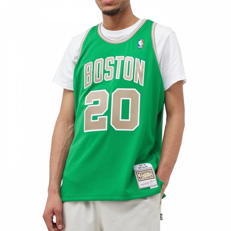 Mitchell &amp;Ness NBA Boston Celtics Swingman Jersey Celtics 07 Ray Allen SMJYGS20008-BCEKYGN07RAL - Sportmania.hu