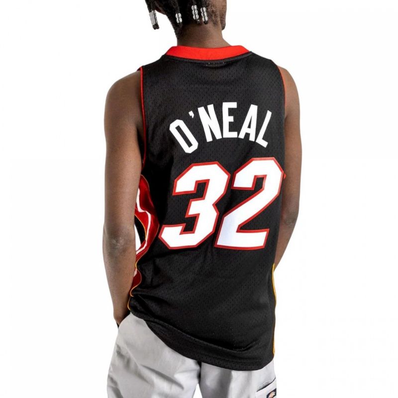 Mitchell &amp;Ness NBA Swingman Miami Heat Shaquille O`Neal T-shirt M SMJYAC18017-MHEBLCK05SON - Sportmania.hu