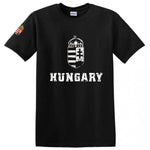 Msport Hungary Férfi Póló - Fekete Magyar Címeres
