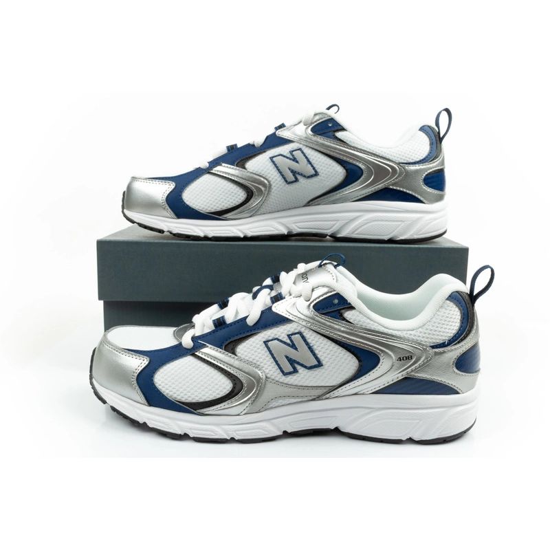 New Balance 408 men's sports shoes sneakers fashionable comfortable white ezüst férfi utcai cipő