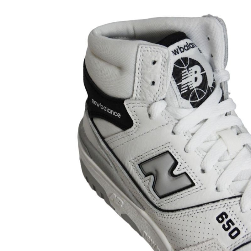 New Balance Sneakers women's white sports - fehér női utcai cipő BB650RWH