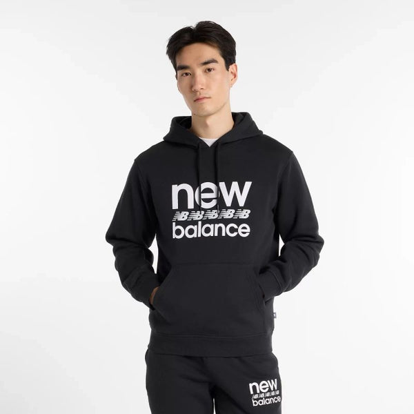 New Balance Sport Graphic Fleece Hoodie Bk M Mt51941bk - Sportmania.hu