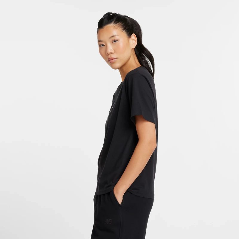 New Balance Sport Jersey Relaxed Logo W T-Shirt női WT43583BK