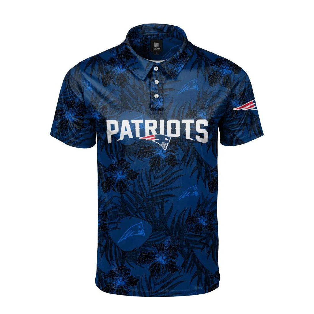 Foco New England Patriots Floral Wordmark galléros Póló - Sportmania.hu