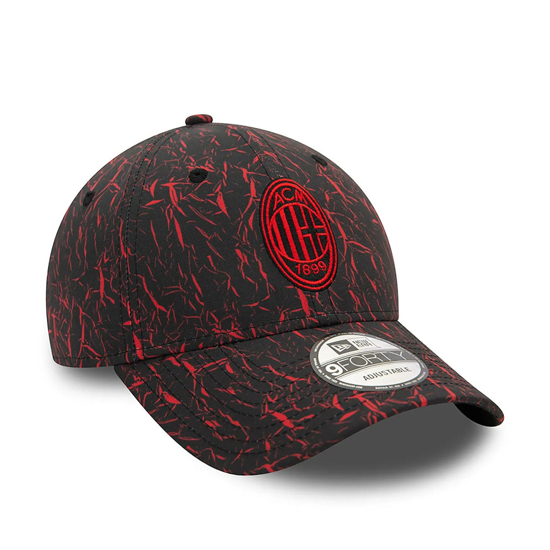 New Era AC Milan Crinkle All Over Print Black 9FORTY Baseball sapka - Sportmania.hu