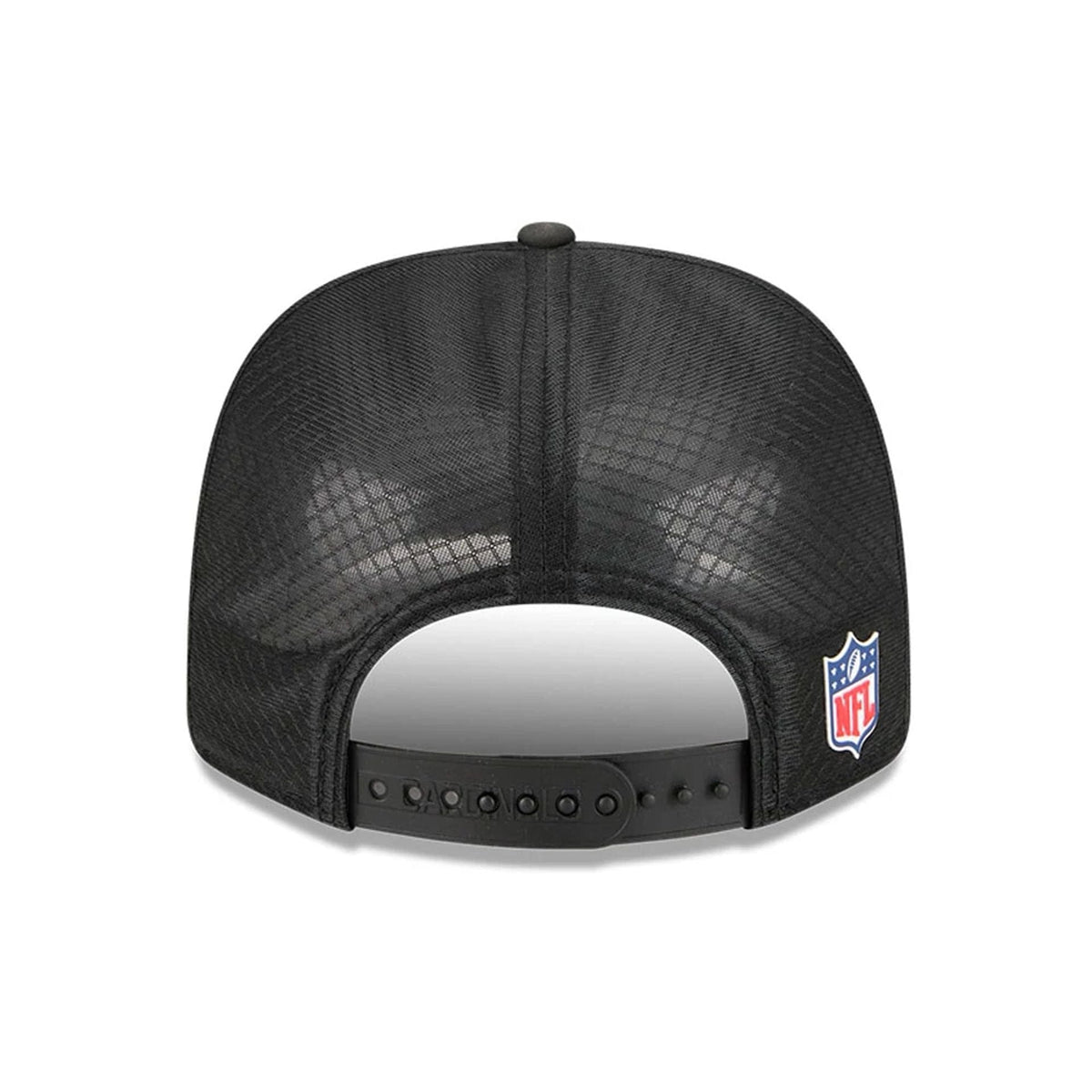 New Era Arizona Cardinals NFL Sideline 2025 Black 9SEVENTY Trucker Stretch Snap - baseball sapka