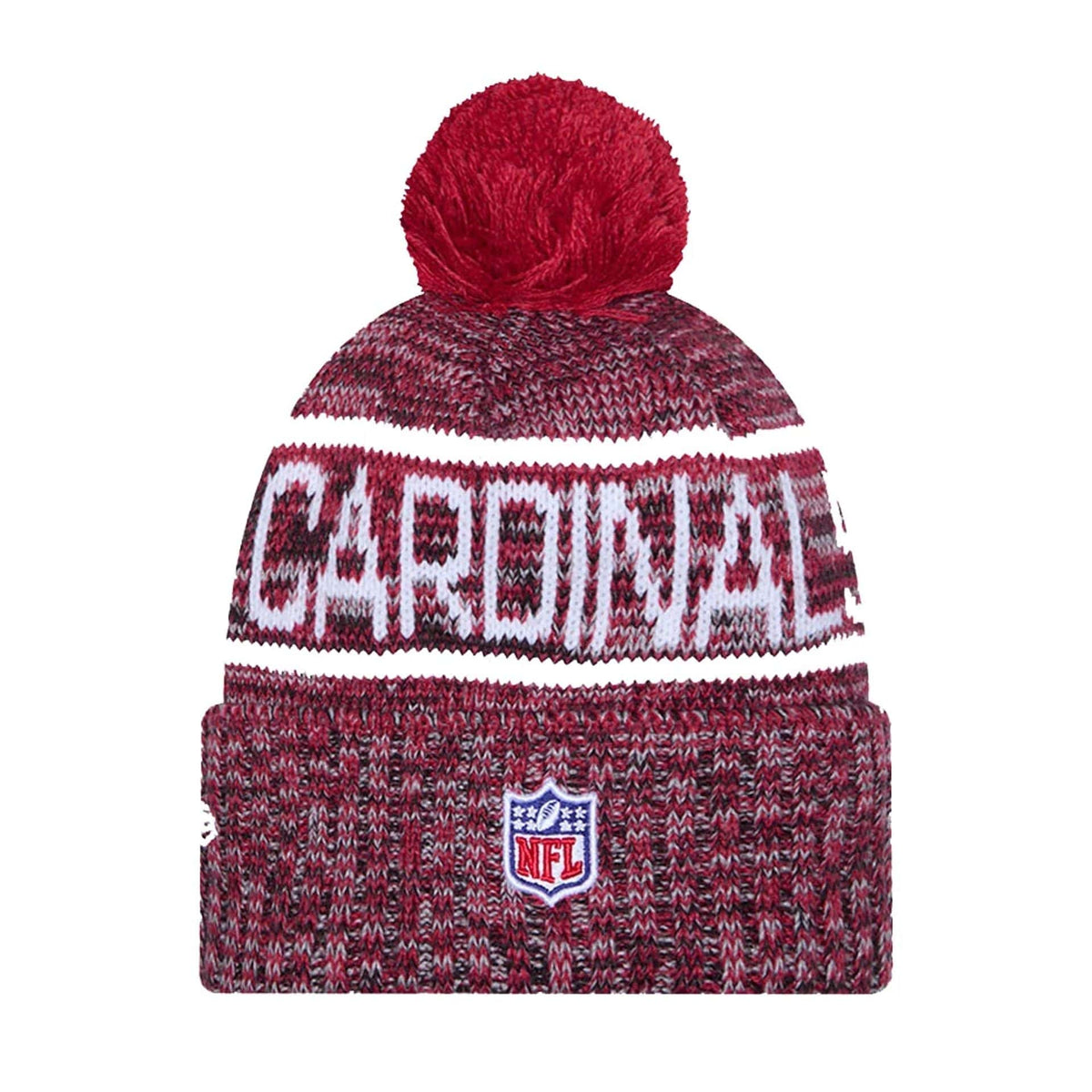New Era Arizona Cardinals NFL Sideline Dark Red Sport Knit - kötött sapka