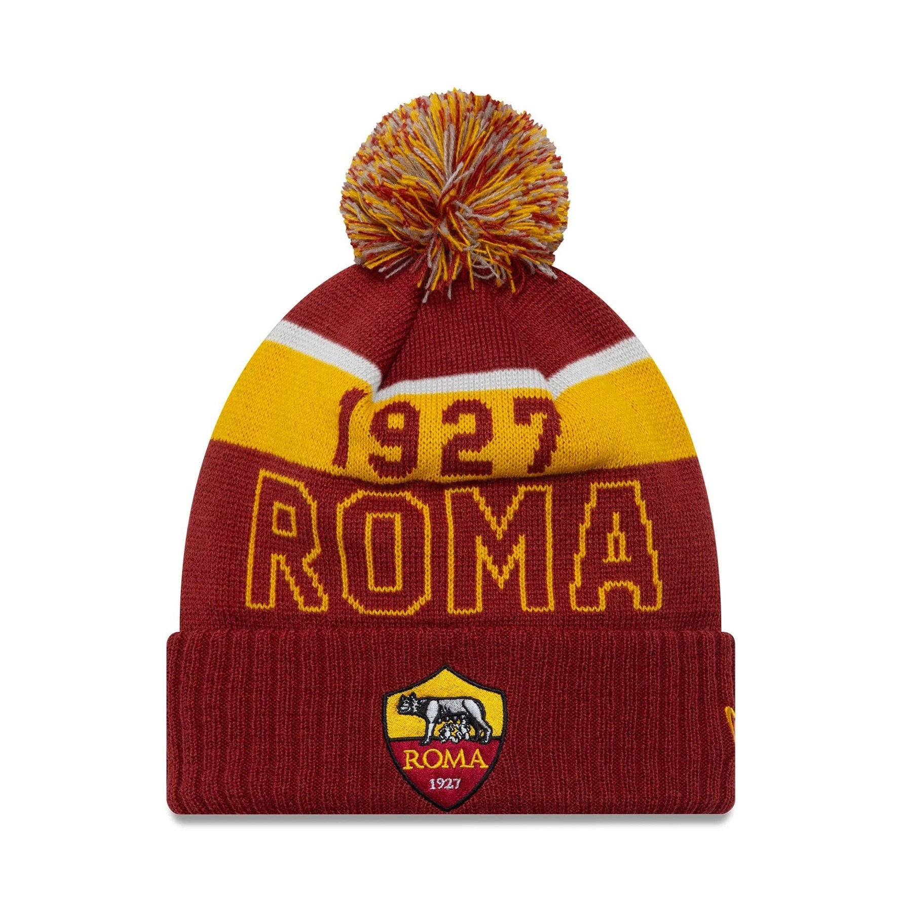 New Era AS Roma Dark Red Sport Knit Beanie kötött sapka - Sportmania.hu