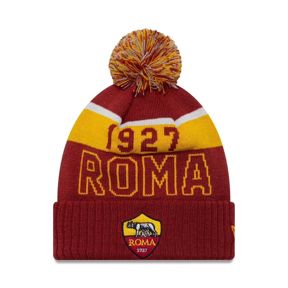 New Era AS Roma Dark Red Sport Knit kötött sapka