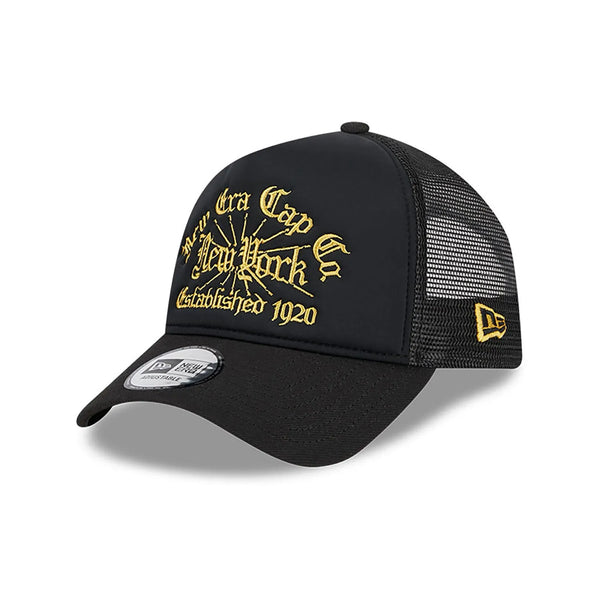 New Era Black A-Frame Trucker sapka Baseball sapka - Sportmania.hu