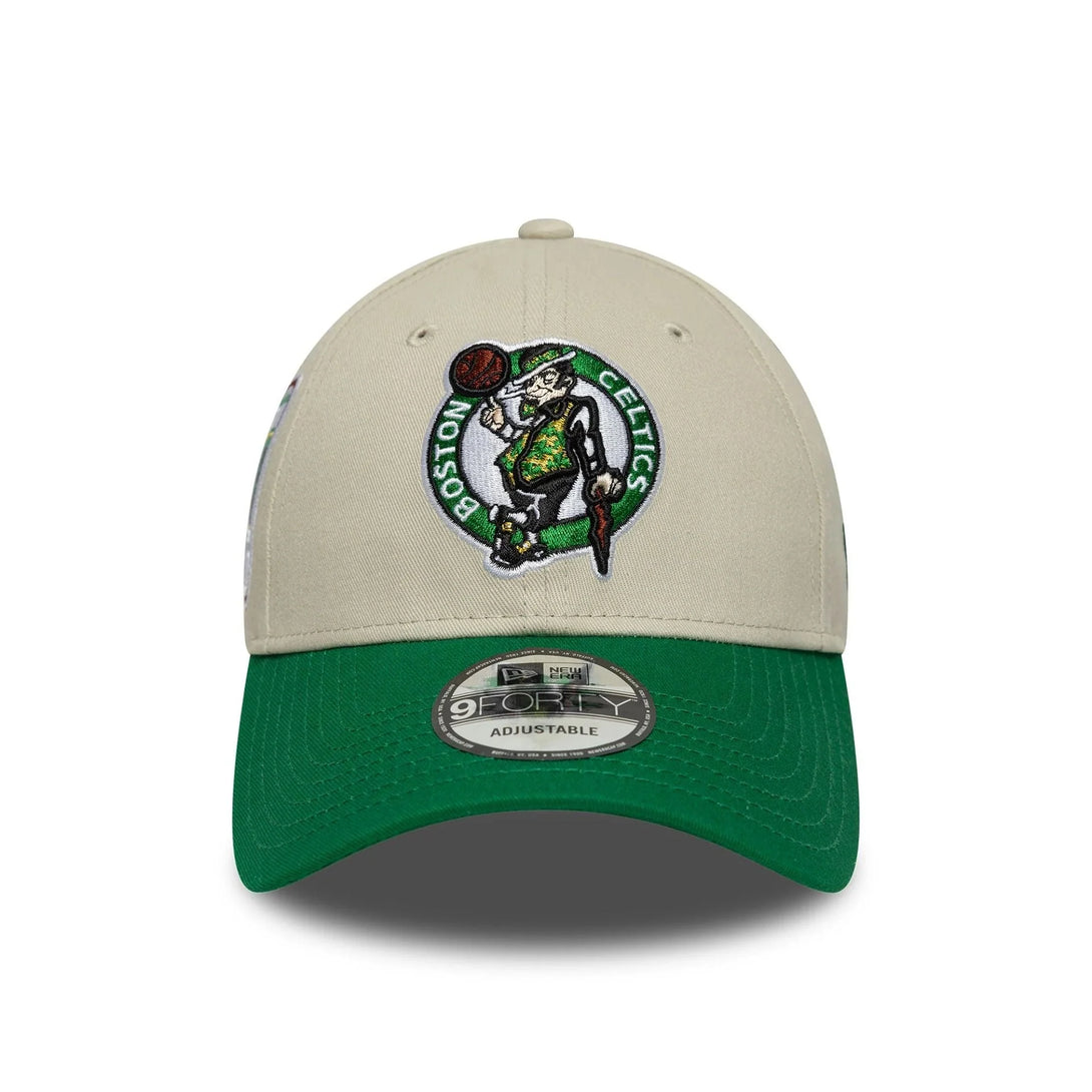New Era Boston Celtics NBA Contrast Patch Cream 9FORTY baseball sapka - Sportmania.hu