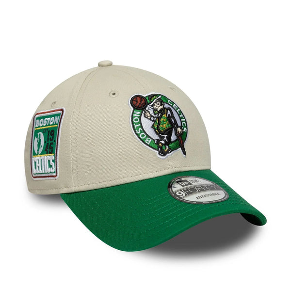 New Era Boston Celtics NBA Contrast Patch Cream 9FORTY baseball sapka - Sportmania.hu