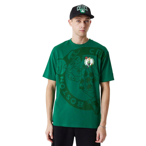 New Era Boston Celtics NBA Lifestyle Green Oversized Póló - Sportmania.hu