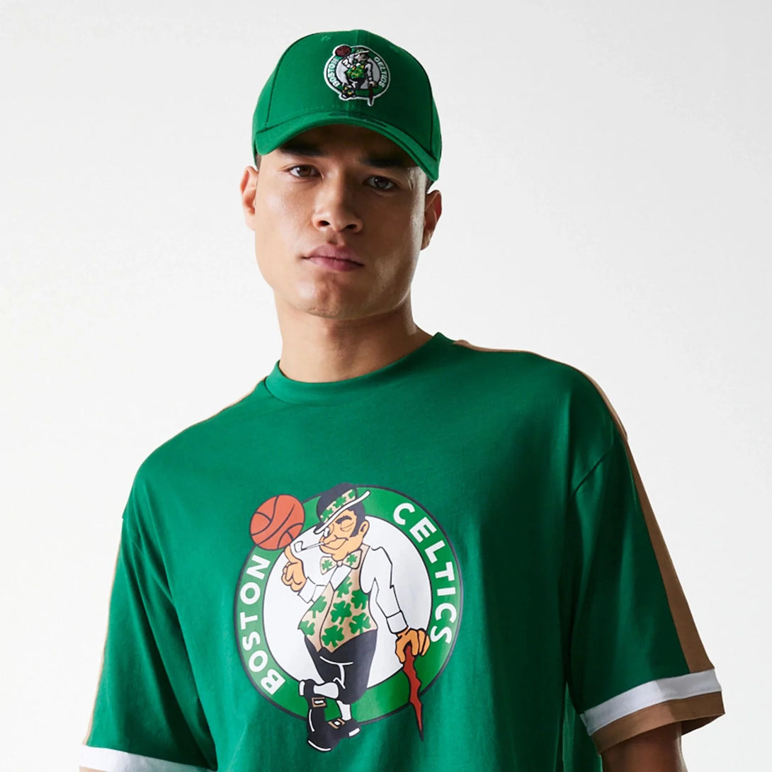 New Era Boston Celtics NBA Panel Green Oversized Póló - Sportmania.hu