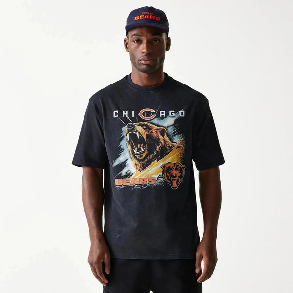 New Era Chicago Bears NFL Games Premium Apparel Black Oversized póló - Sportmania.hu