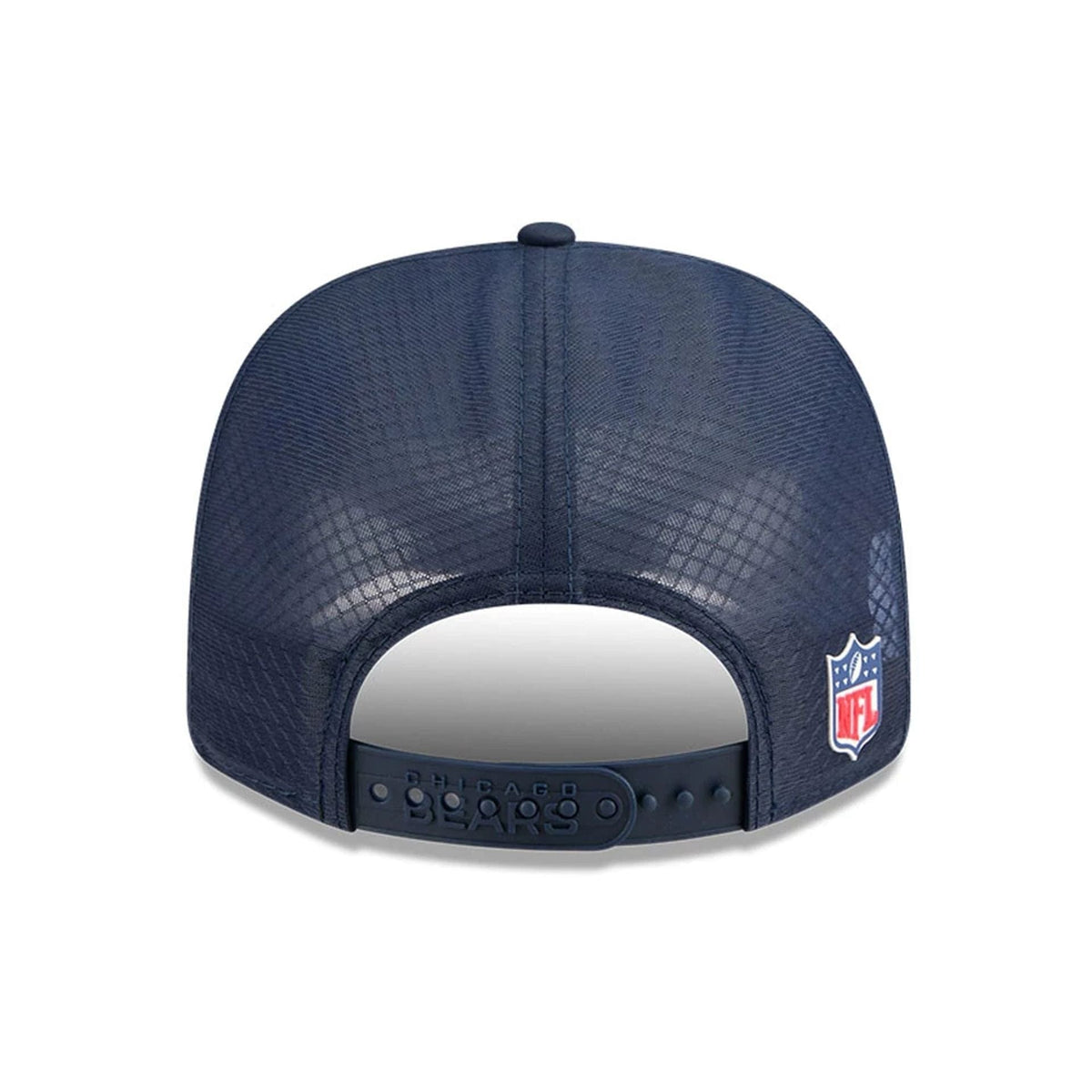 New Era Chicago Bears NFL Sideline 2025 Navy 9SEVENTY Trucker Stretch Snap - baseball sapka
